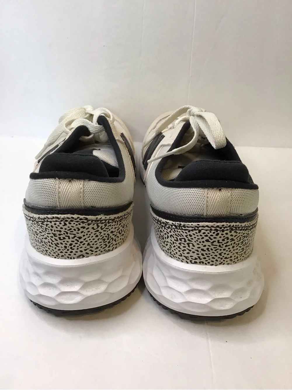 New Balance Women's Fresh Foam V1 X70 Beige Cream Black Accents Sneakers 9.5